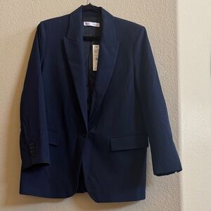 NWT Zara Deep Blue Women’s Blazer